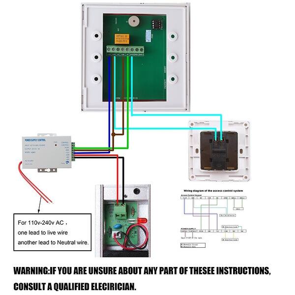 Agptek 280kg 620lbs Holding Force Electric Magnetic Lock For Door Access Control System Electromagnet Fail Safe Nc Mode