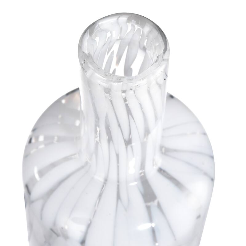 Elk Home Casta White Finish Glass 3 Inch Wide Vase