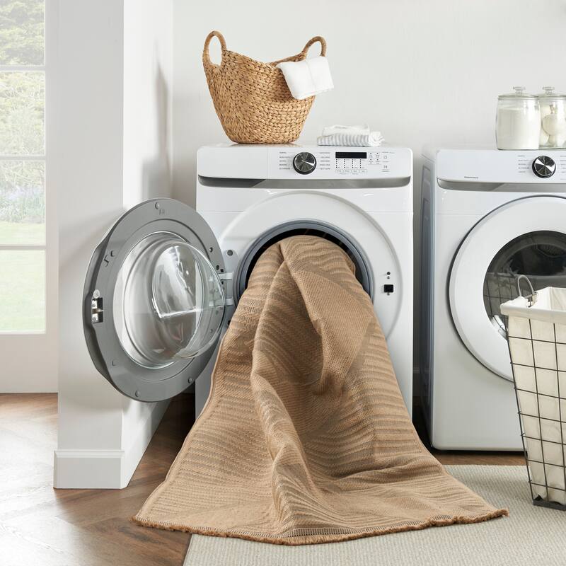 Nourison Washable Indoor Geometric Jute Area Rug