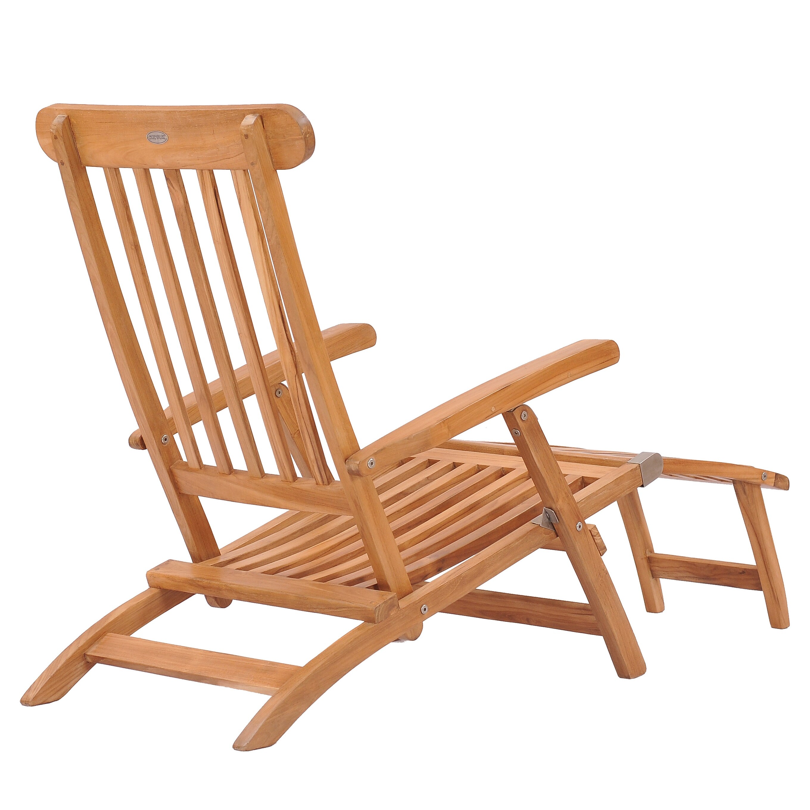 Reclining best sale steamer chair