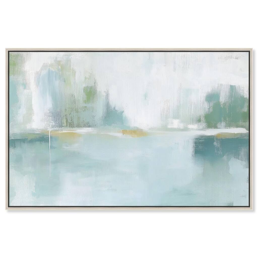 Mirrored Aqua Dream I Canvas by Art Remedy
