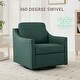 preview thumbnail 18 of 37, Linen Swivel Chairs, Club Accent Chairs, Soft Cushions