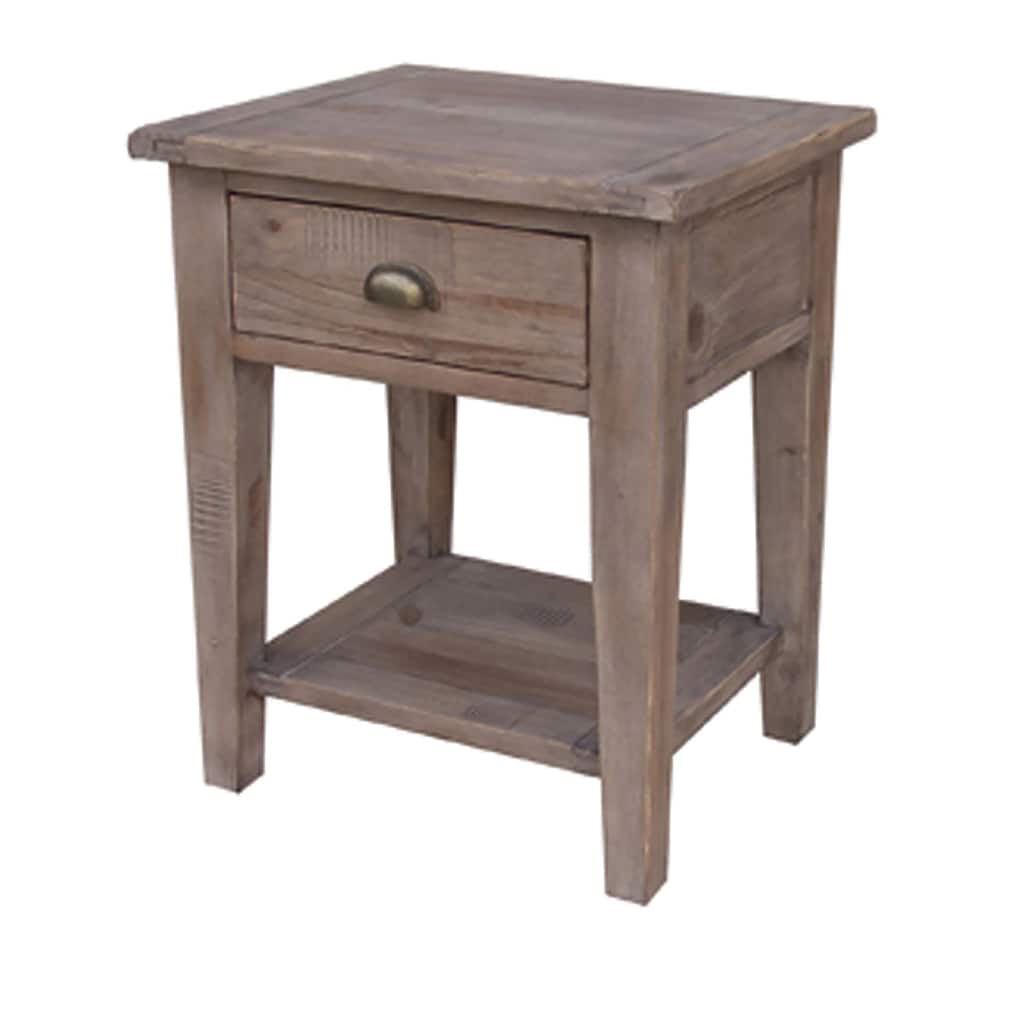 Dexter Reclaimed Wood Small Side Table