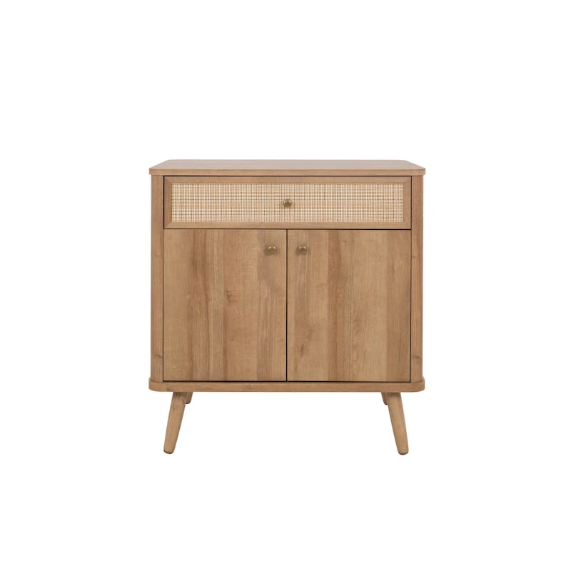 NPD Furniture Thelma KD Rattan Small Cabinet 1 Drawer 2 Doors
