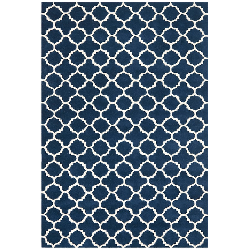 SAFAVIEH, Handmade Chatham Caisa Modern Moroccan Wool Rug