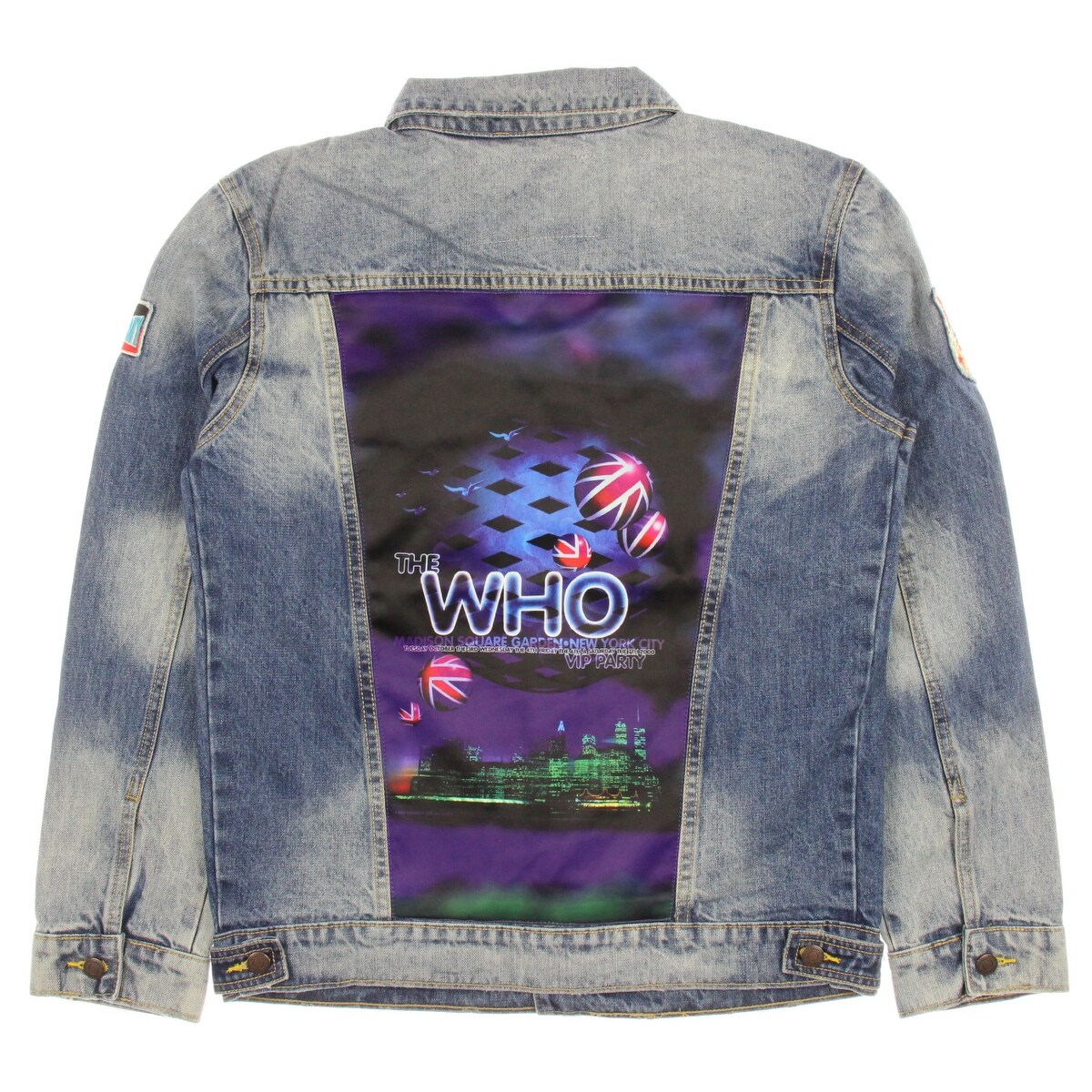 purple jean jacket mens