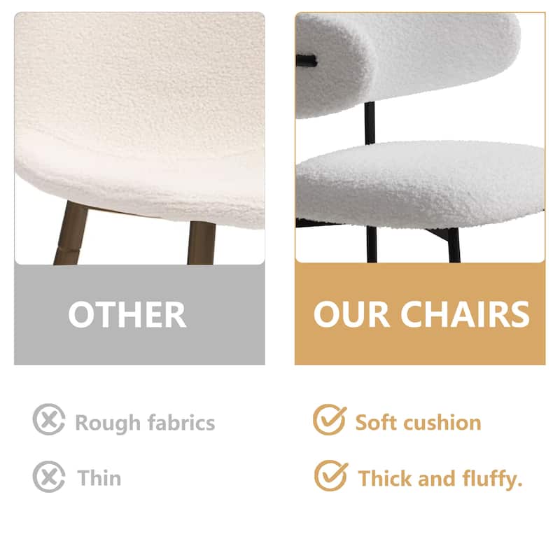 Dining Chairs Set Of 4 With Metal Legs