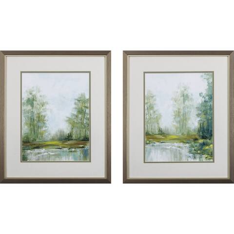 Set of 2 Forest Framed Art