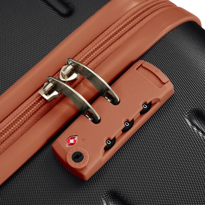 Premium ABS Travel Luggage Set,Three-Piece TSA Lock Suitcase Ensemble