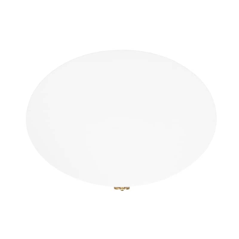 Kate and Laurel Decklyn Glam Oval Side Table