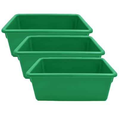 Jonti-Craft Cubbie Tray, Green, Pack of 3