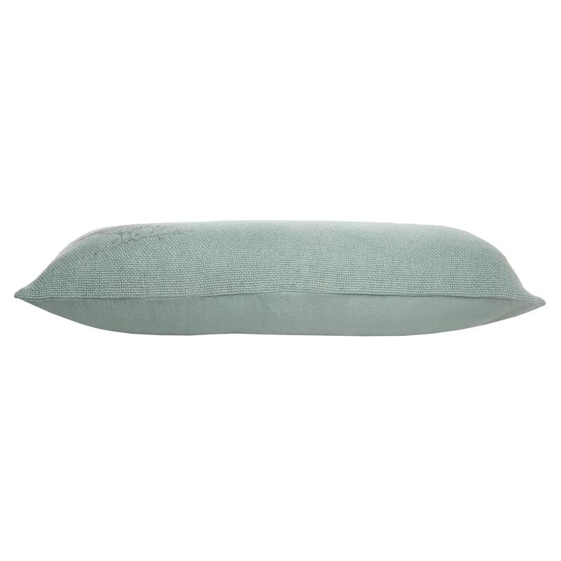 Sevita Silver Pirched Bird Lumbar Pillow