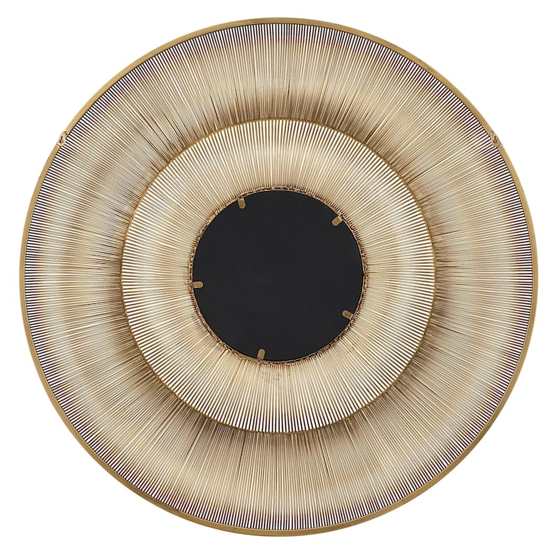 Uttermost Bauble Round Gold Mirror - 42.125" dia