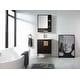 preview thumbnail 14 of 54, 24-inch Modern Bathroom Vanity Set w/ Vitreous China Sink Top