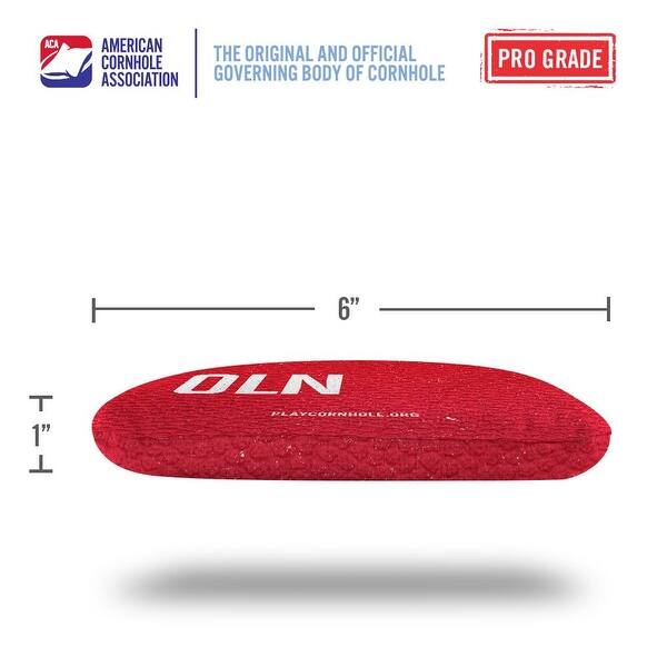 Lincoln Red Dual Sided Cornhole Bags