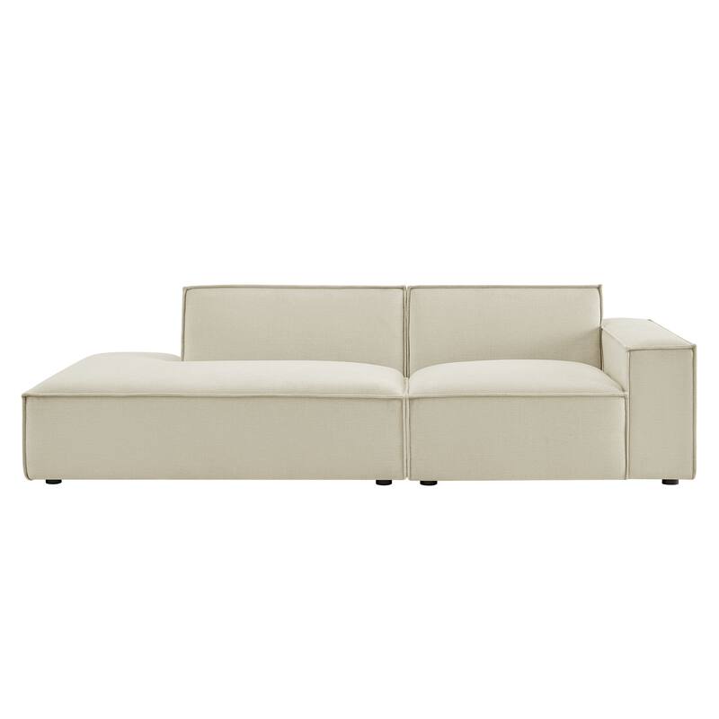 Restore 2-Piece Performance Fabric Upholstered Modular Loveseat