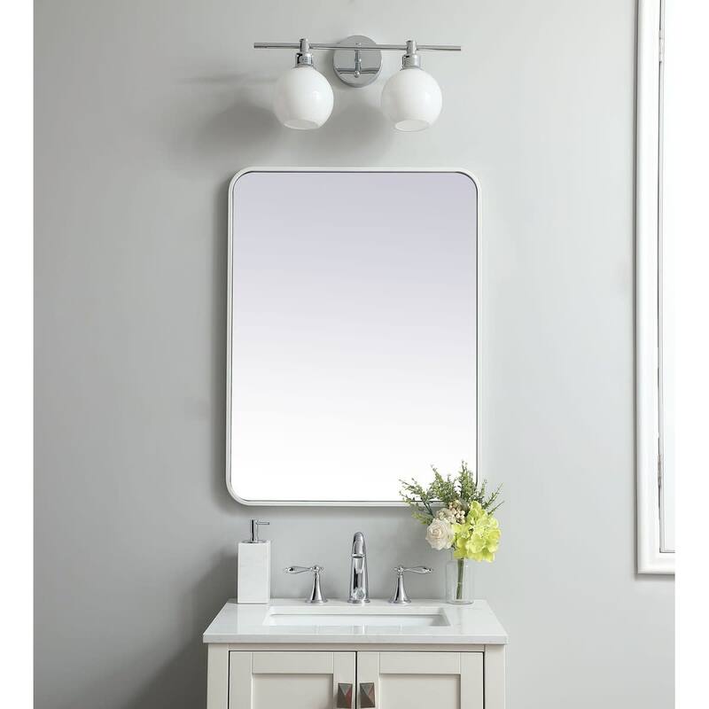 Elegant Lighting MR802432 Evermore 24" W x 32" H Contemporary