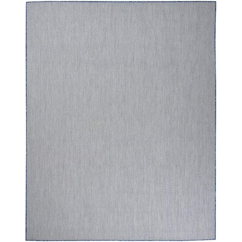 HomeRoots Contemporary Rectangle Outdoor Rug - 7' X 10'