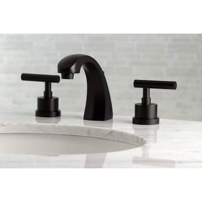 Kingston Brass Manhattan 8 in. Widespread Bathroom Faucet
