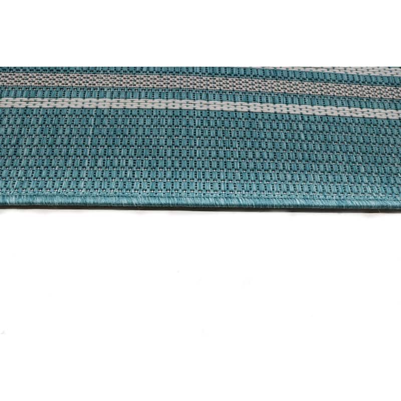 Bashian Zavion Aqua Transitional Area Rug