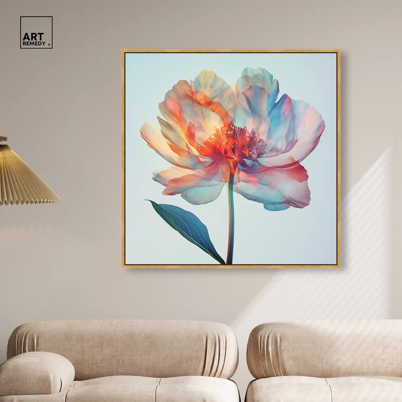Peony Phases Canvas by Art Remedy