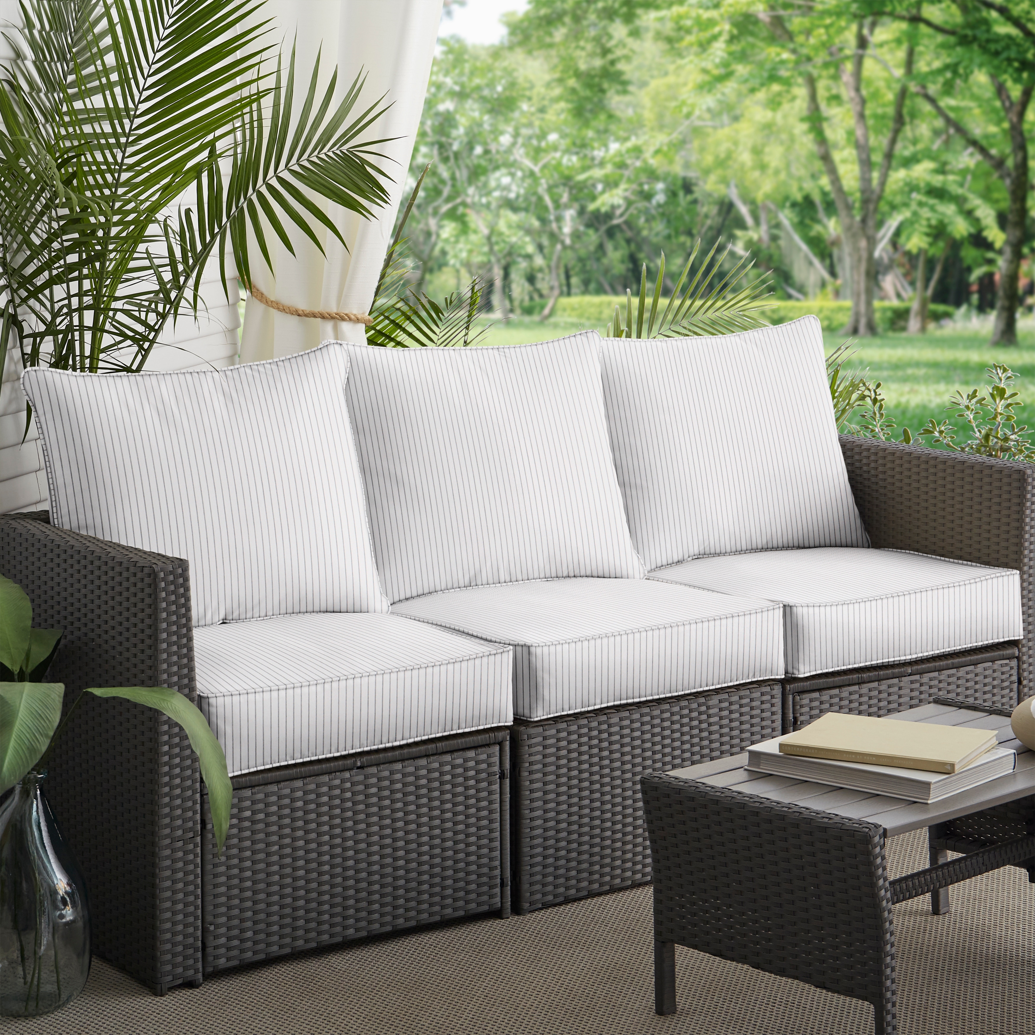 Sunbrella couch sale indoor