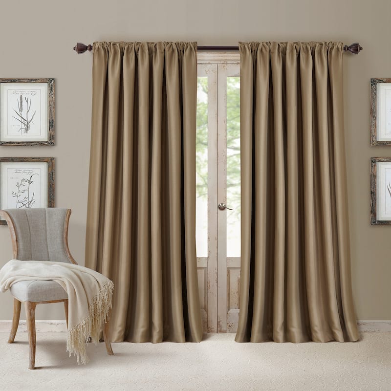 All Seasons Blackout Window Curtain (Single Panel) - 52"x84" - Antique Gold