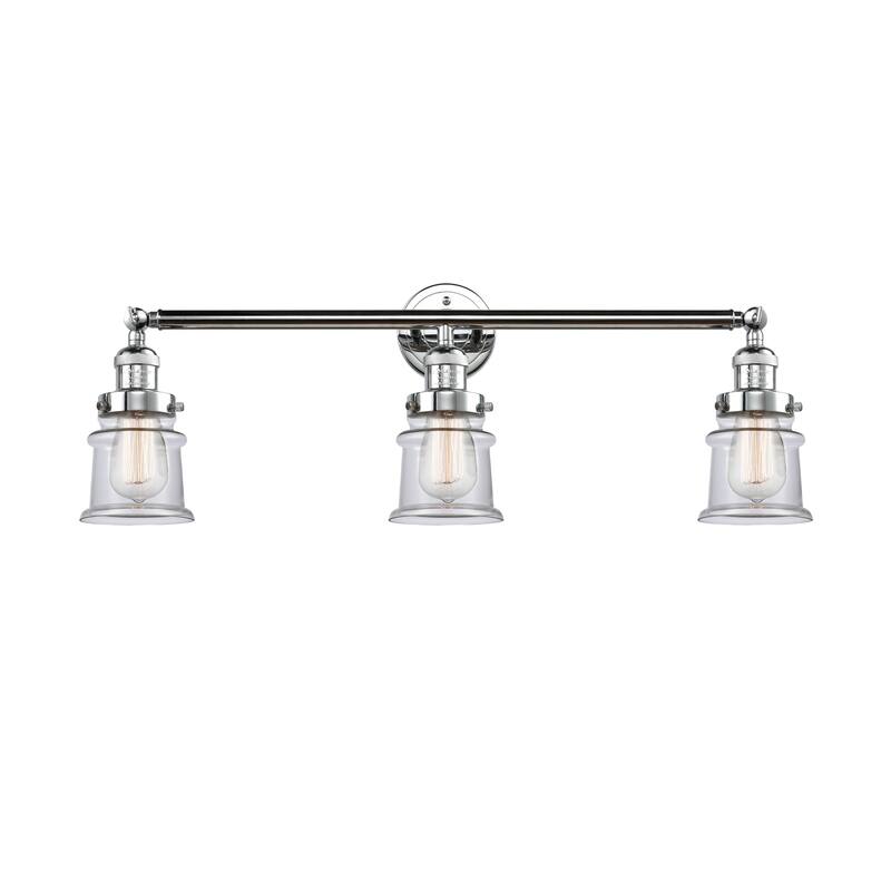 Innovations Lighting Canton - 3 Light 30" Bath Vanity Light - Clear/Polished Chrome