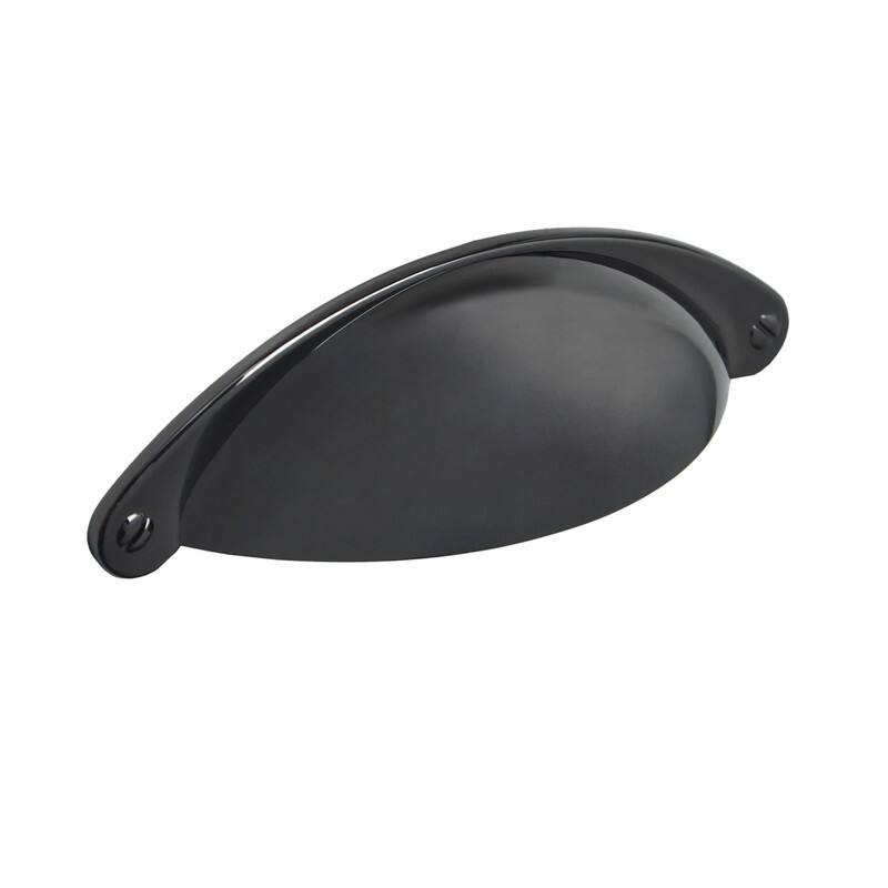 Utopia Alley Elgin Bin Pull Handle - Gun Metal Drawer Pull Handle, 2.5" Center to Center