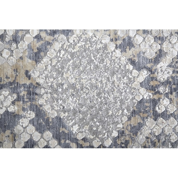 Wumi Power Loomed Distressed Area Rug By HomeRoots - 4' x 6'