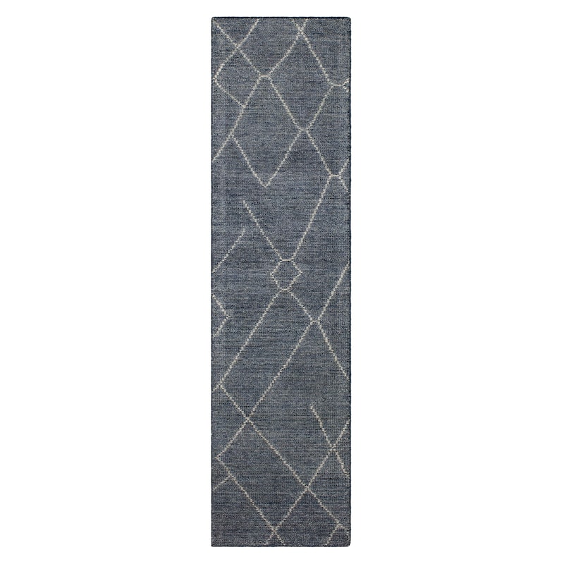 Karastan Tangier Spartel Area Rug - 2' x 8' - Blue - Runner