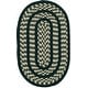 preview thumbnail 30 of 57, SAFAVIEH Handmade Braided Levina Country Rug 2'6" x 4' Oval - Ivory/Dark Green - Oval