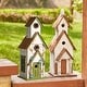 preview thumbnail 19 of 30, Glitzhome 24"H Extra-Large Farmhouse Rustic Wood Birdhouse