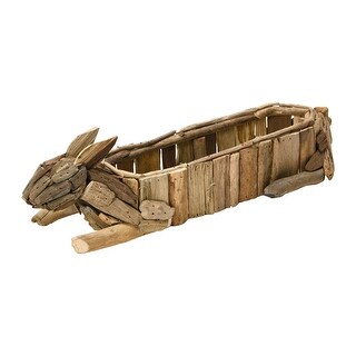 Driftwood Bunny Planter
