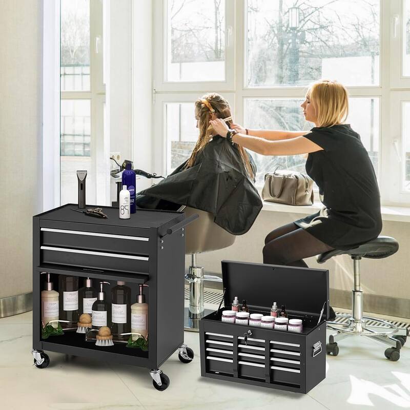 AECOJOY Tool Chests & Cabinets Detachable Metal w/ Wheels
