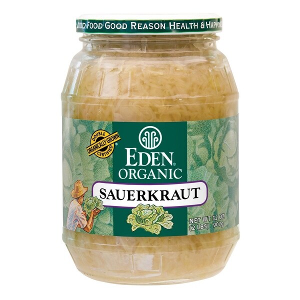 Eden Foods Organic Sauerkraut Glass ( 12x32 OZ)