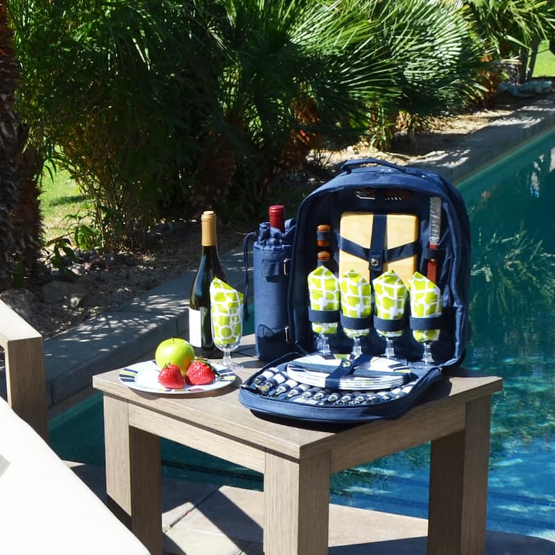 NCAA Georgia Tech Yellow Jackets Picnic Backpack Equipped for Four