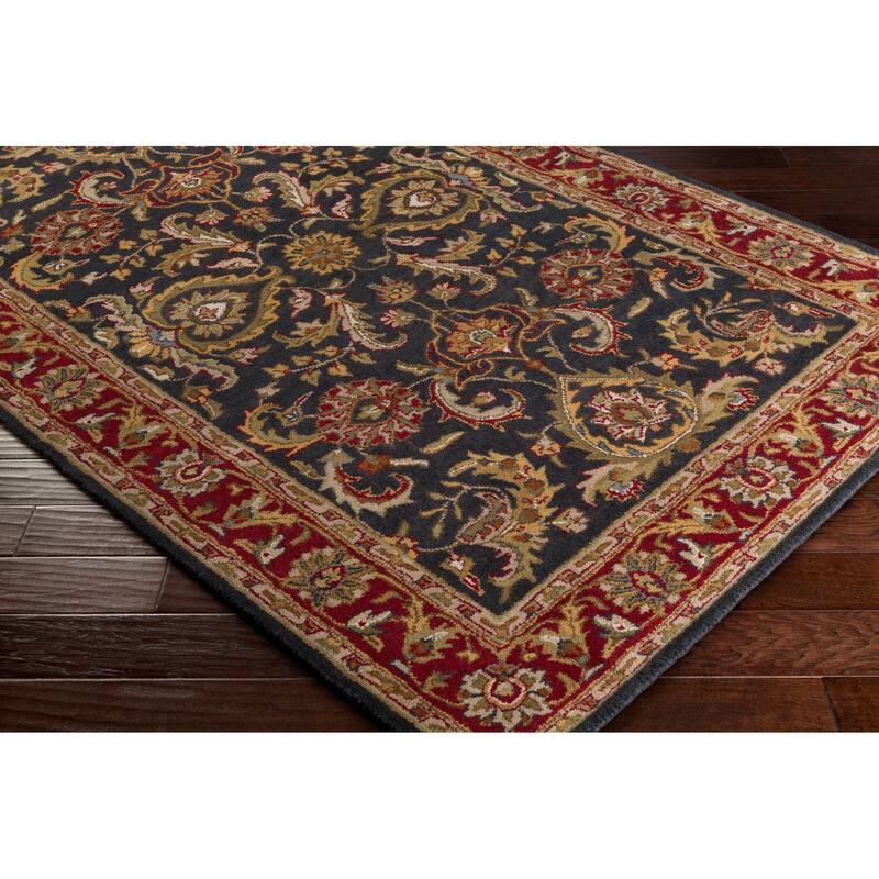 Livabliss Traditional Middleton Border Area Rug