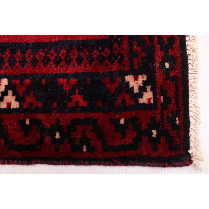 ECARPETGALLERY Hand-knotted Melis Vintage Red Wool Rug - 5'10 x 8'11