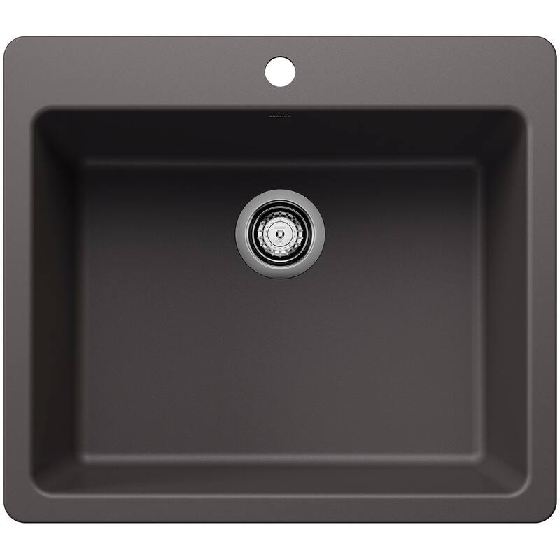 Blanco 443221 Liven 25" Drop-In/Undermount Single Basin SILGRANIT