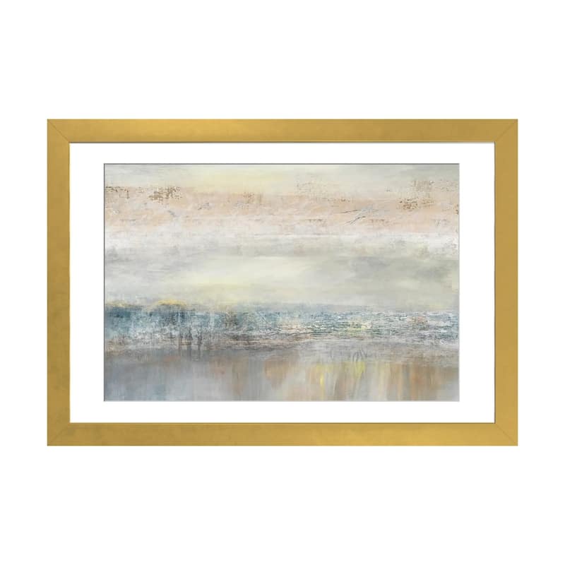 iCanvas "From a Distance" by Nan - Gold - 16x24x1