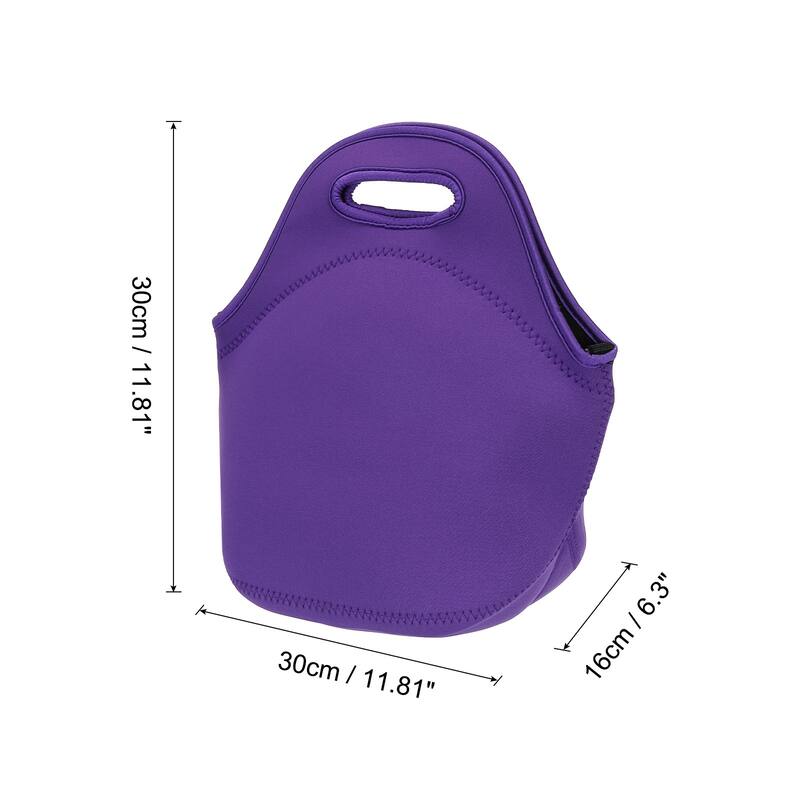 Insulated Lunch Bag, Neoprene Lunch Tote Bag with Shoulder Strap