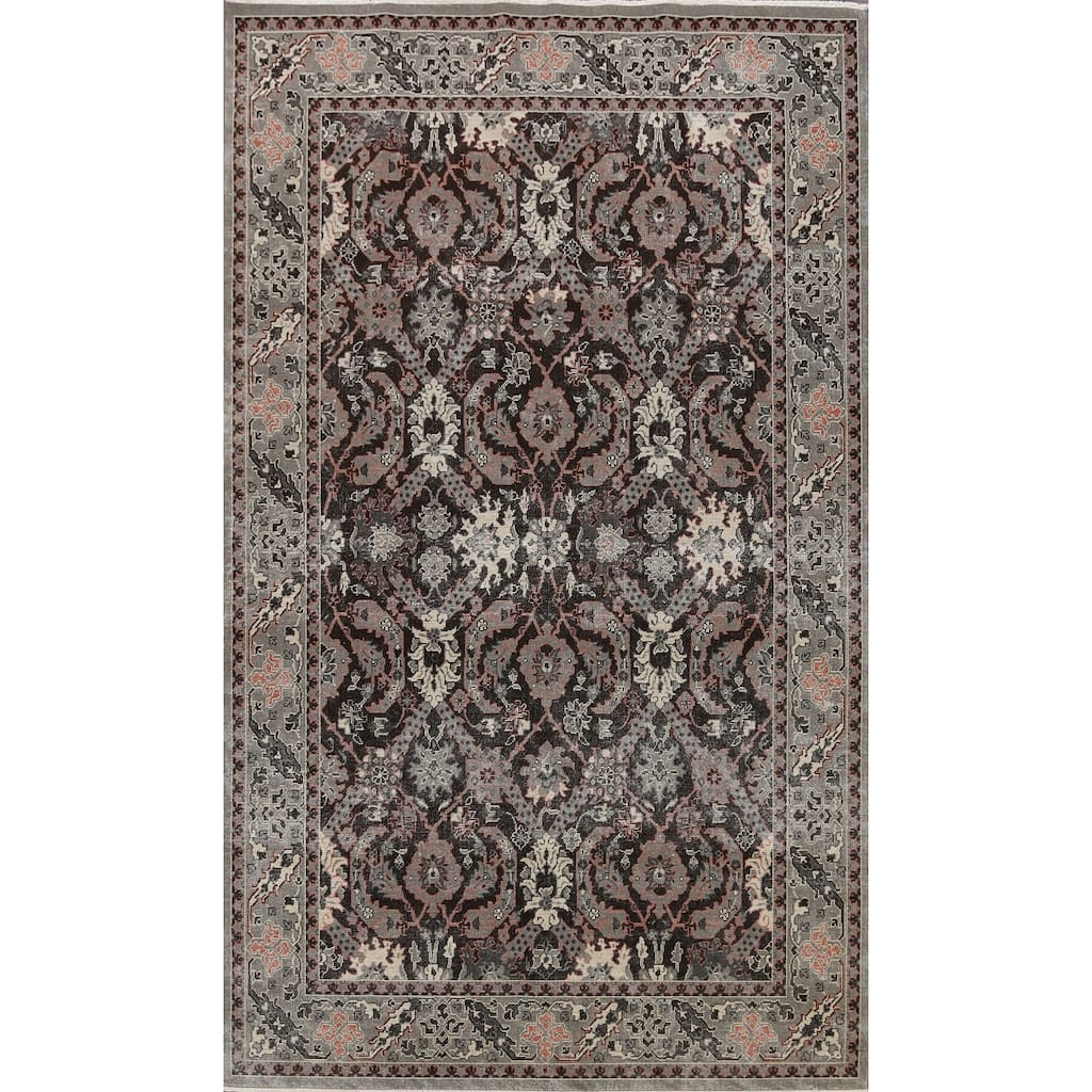 Geometric Traditional Turkish Ziegler Wool Area Rug Office Carpet - 6'6" x 9'9"