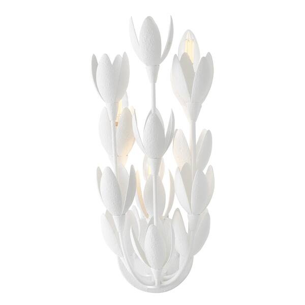 slide 2 of 9, Hinkley Lighting 30010 Flora 3 Light 17" Tall Wall Sconce Textured Plaster