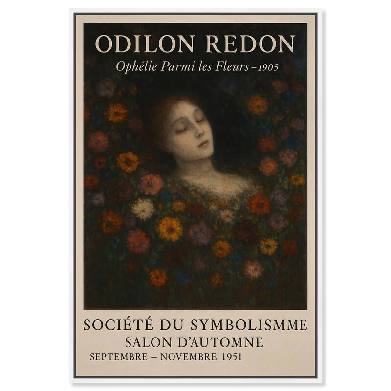 Redon's Beauty Canvas by Art Remedy - 30" x 45" - White