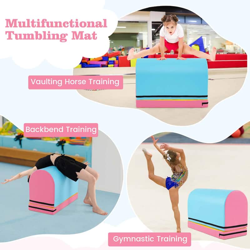 Costway Mailbox Tumbling Mat Gymnastics Vaulting Box with Detachable - See Details