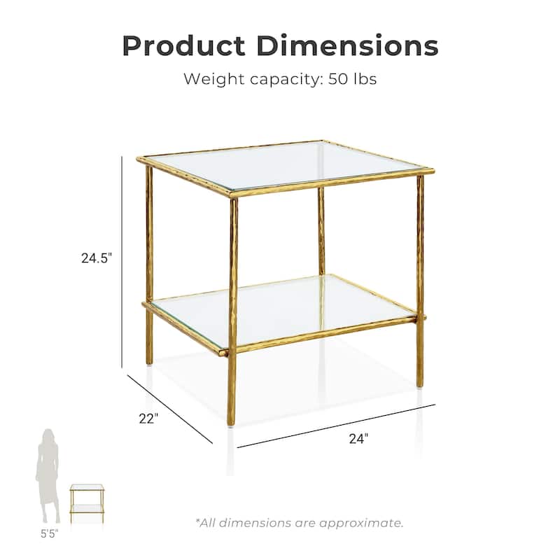 Furniture of America Zayen Modern 3-Piece Upholstered Queen Size Hammered Metal Platform Bedroom Set with Nightstand and Bench