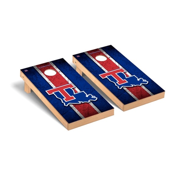 slide 2 of 5, Louisiana Tech Bulldogs Vintage Cornhole Board Set