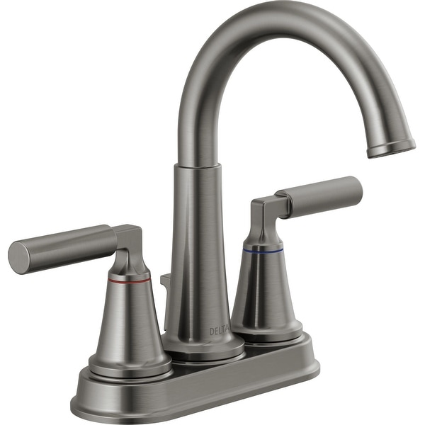 Delta 2548LF-MPU Bowery 1.2 GPM Centerset Bathroom Faucet with Pop-Up Drain Assembly