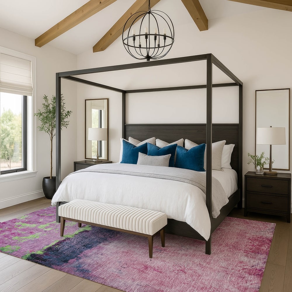 Premium Washable Super Soft Abstract Ombre Mayfield Rug